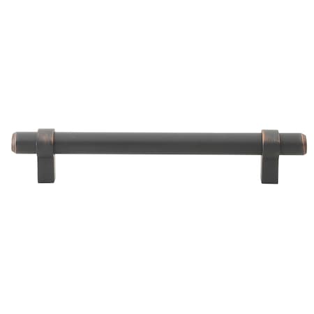 Gliderite Hardware 5-1/16 in. Center to Center Oil Rubbed Bronze Solid Steel Bar Pull - 4007-128-ORB, 10PK 4007-128-ORB-10